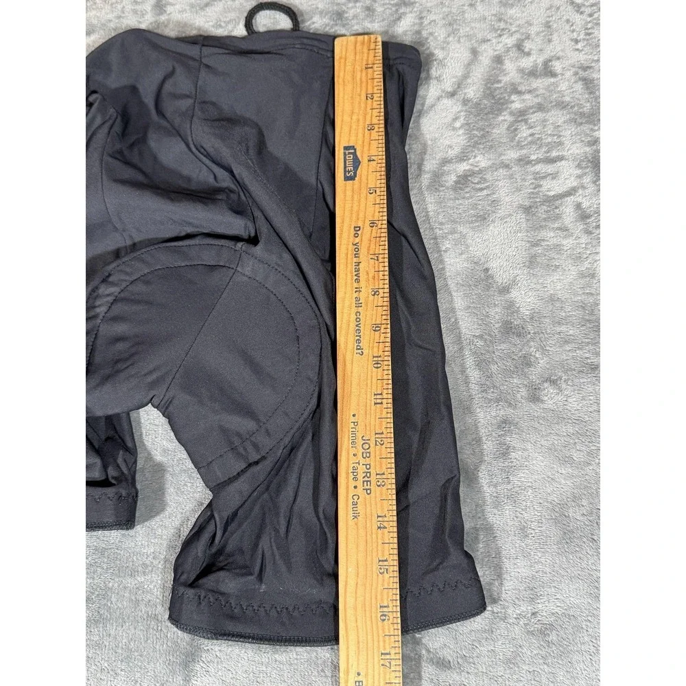 Vintage REI Shorts Mens Small Black Cycling Padded Bike 80s Nylon Lycra USA